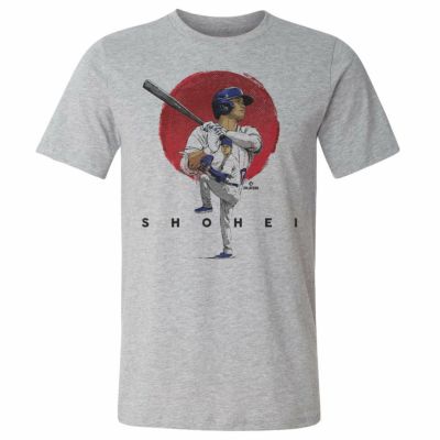 MLB 大谷翔平 ドジャース Tシャツ Los Angeles D Shohei Sun T-Shirt 500Level ヘザーグレー