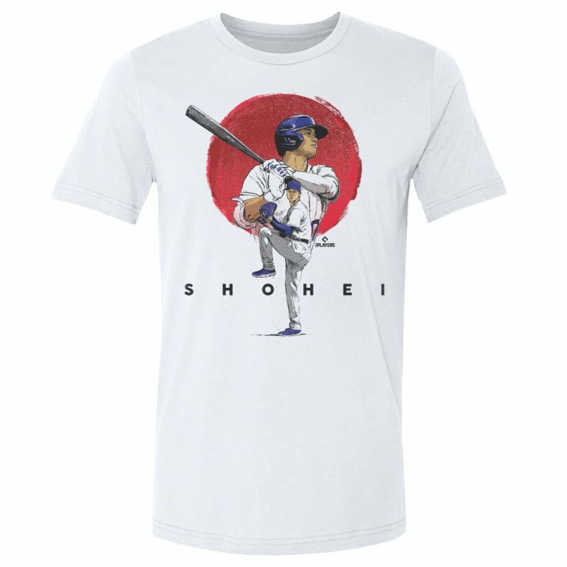 MLB 大谷翔平 ドジャース Tシャツ Los Angeles D Shohei Sun T-Shirt 500Level ホワイト | セレクション  | MLB NBA NFL プロ野球グッズ専門店 公式オンラインストア