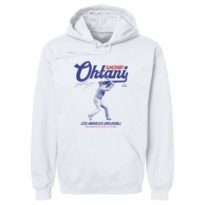 MLB 大谷翔平 ドジャース パーカー Los Angeles D Vintage Hoodie 500Level ホワイト