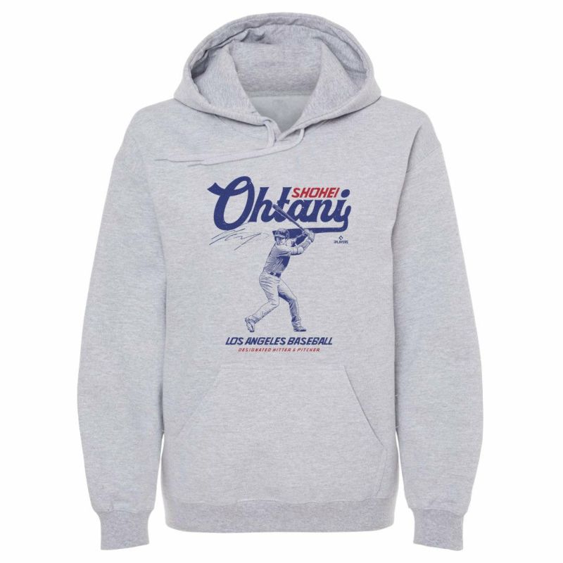 MLB 大谷翔平 ドジャース パーカー Los Angeles D Vintage Hoodie 500Level グレー | セレクション |  MLB NBA NFL プロ野球グッズ専門店 公式オンラインストア