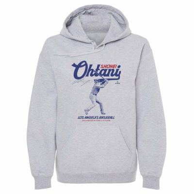 MLB 大谷翔平 ドジャース パーカー Los Angeles D Vintage Hoodie 500Level グレー