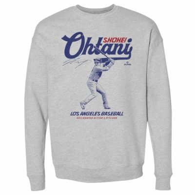 MLB 大谷翔平 ドジャース スウェット Los Angeles D Vintage Crewneck Sweatshirt 500Level ヘザーグレー