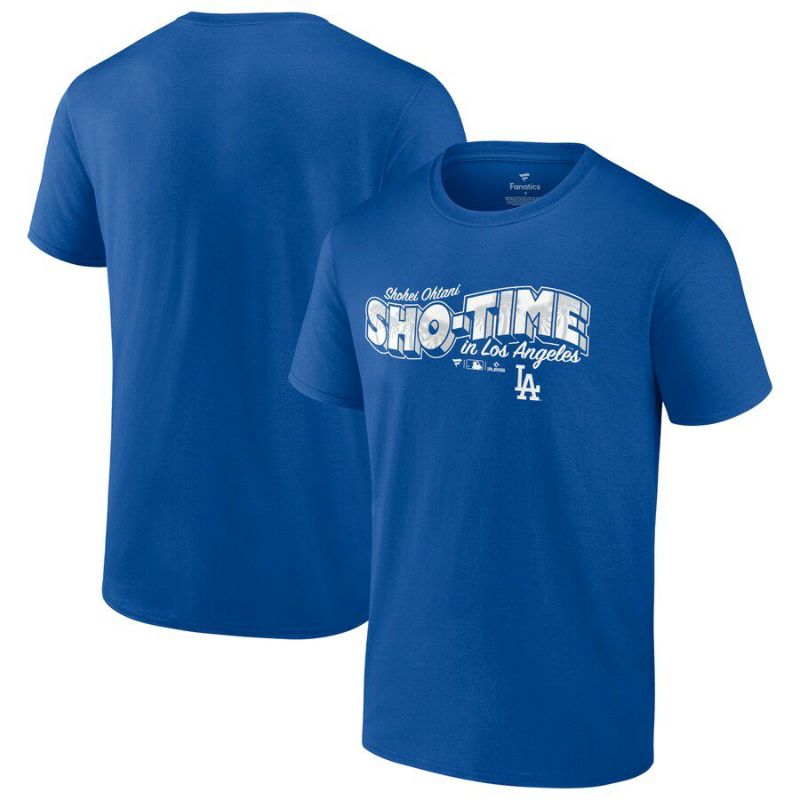 MLB 大谷翔平 ドジャース Tシャツ Sho-Time T-Shirt Fanatics Branded ロイヤル | セレクション | MLB  NBA NFL プロ野球グッズ専門店 公式オンラインストア