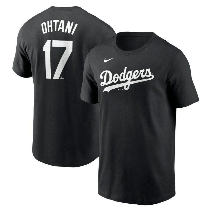 MLB 大谷翔平 ドジャース Tシャツ 2024 ネーム&ナンバー T-Shirt ナイキ/Nike ブラック | セレクション | MLB NBA  NFL プロ野球グッズ専門店 公式オンラインストア