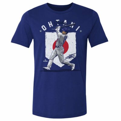 MLB 大谷翔平 ドジャース Tシャツ Los Angeles D Country Flag WHT T-Shirt 500Level ロイヤルブルー