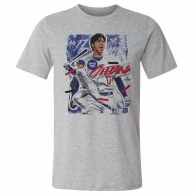 MLB 大谷翔平 ドジャース Tシャツ Los Angeles D Vintage WHT T-Shirt 