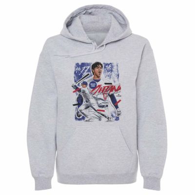 MLB 大谷翔平 ドジャース パーカー Los Angeles D Collage Hoodie 500Level グレー