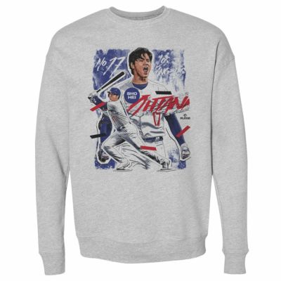 MLB 大谷翔平 ドジャース スウェット Los Angeles D Collage Sweatshirt 500Level ヘザーグレー
