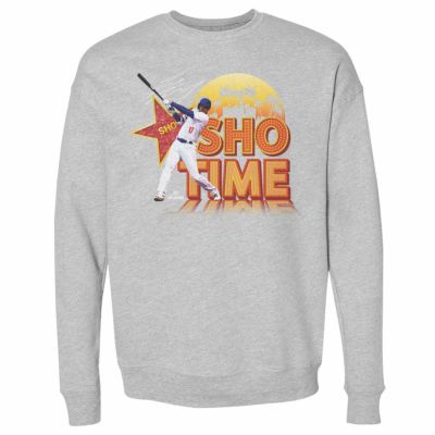 MLB 大谷翔平 ドジャース スウェット Los Angeles D Sho Time Sign WHT Sweatshirt 500Level ヘザーグレー