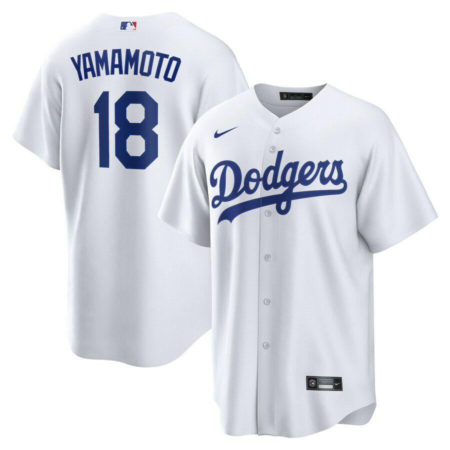 MLB 山本由伸 ドジャース ユニフォーム エリート オーセンティック 
