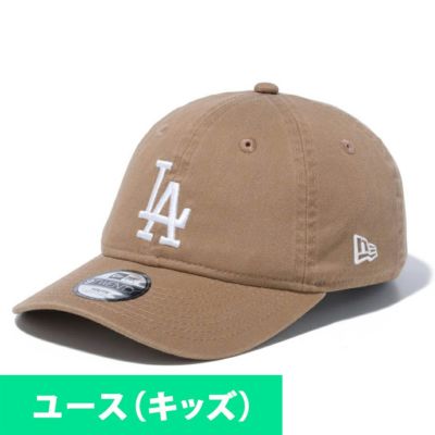 MLB ドジャース キャップ Youth 9TWENTY Washed Cotton Cap ユース キッズ ニューエラ/New Era カーキ【nejp】