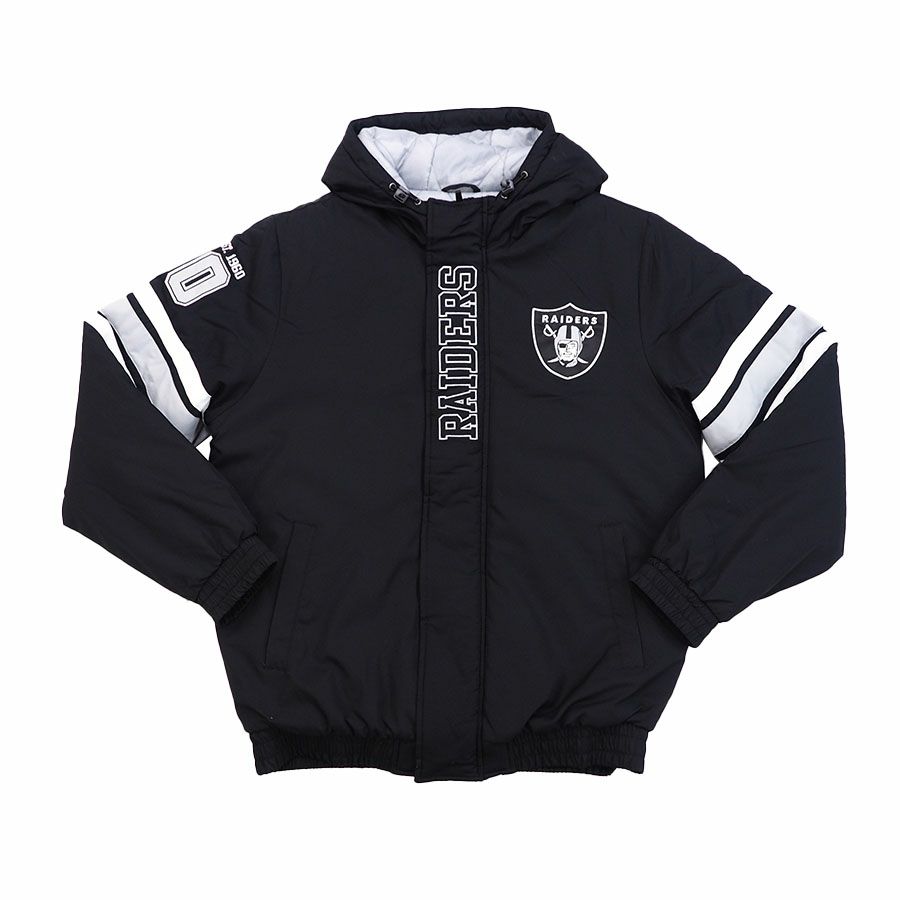 STARTER×RAIDERS ロサンゼルス レイダース ボア コーチジャケット（NBA 