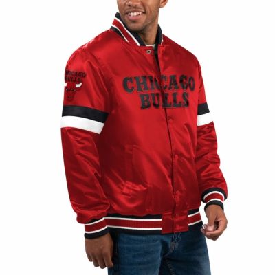 NBA シカゴ・ブルズ ジャケット Home Game Varsity Jacket スタジャン STARTER レッド