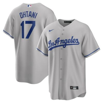 MLB 大谷翔平 ドジャース ユニフォーム レプリカジャージ Replica Player Jersey 海外買い付け カスタム ナイキ/Nike グレー