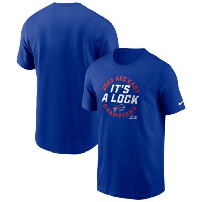 NFL ビルズ Tシャツ 2023 AFC 東地区 ディビジョン優勝記念 ロッカールーム Trophy Collection ナイキ/Nike ロイヤル