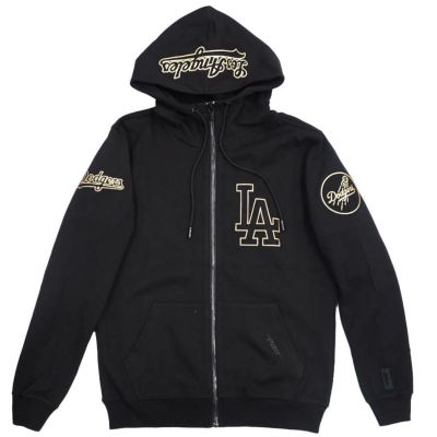 MLB ドジャース パーカー MEN'S FULL ZIP HOODIE (Chest LA Logo) Pro