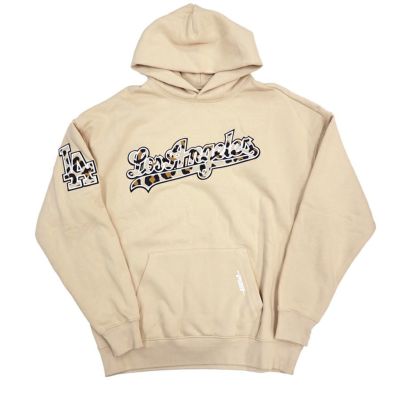 MLB ドジャース パーカー MEN'S PULL OVER HOODIE (Los Angeles Logo) Pro Standard プロスタンダード Sand
