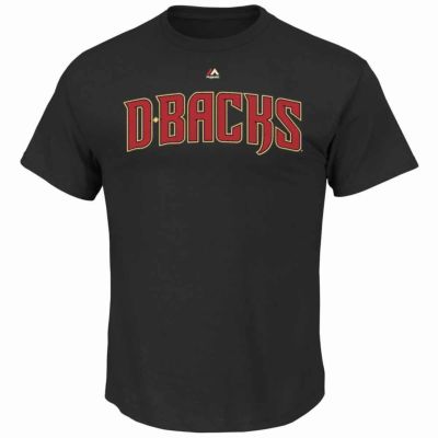 リニューアル記念メガセール MLB ダイヤモンドバックス Tシャツ ブラック マジェスティック New Wordmark Tシャツ 