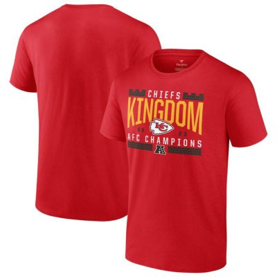 NFL チーフス Tシャツ 2023 AFC 優勝記念 Hometown Not Done T-Shirt Fanatics Branded レッド