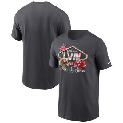 NFL チーフス 49ers Tシャツ 第58回スーパーボウル進出記念 Matchup T-Shirt ナイキ/Nike アンスラサイト