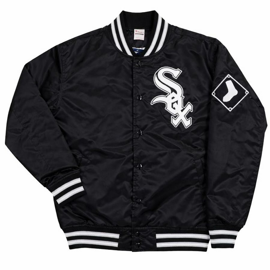 MLB ホワイトソックス ジャケット サテンジャケット アウター Fanatics 