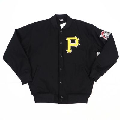 MLB パイレーツ ジャケット Melton Jacket Fanatics ブラック