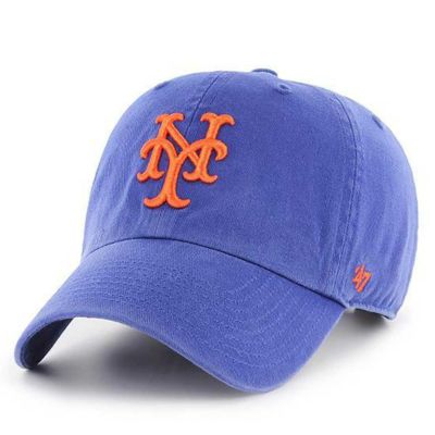 メッツ キャップ MLB ロイヤル 47ブランド クリーンアップ アジャスタブル