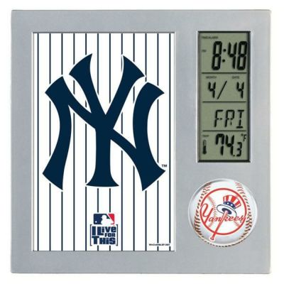 MLB ヤンキース 掛け時計 ウィンクラフト/WinCraft Team Desk Clock | セレクション | MLB NBA NFL  プロ野球グッズ専門店 公式オンラインストア