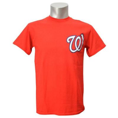 リニューアル記念メガセール MLB ナショナルズ Tシャツ レッド マジェスティック New Wordmark Tシャツ 
