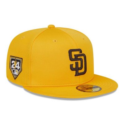 MLB パドレス キャップ 2024 スプリングトレーニング 59FIFTY Fitted Hat ニューエラ/New Era ゴールド