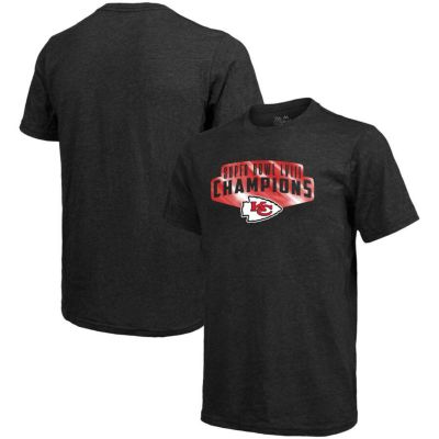 NFL チーフス Tシャツ 第58回 スーパーボウル 優勝記念 Tri-Blend T-Shirts マジェスティック/Majestic ブラック