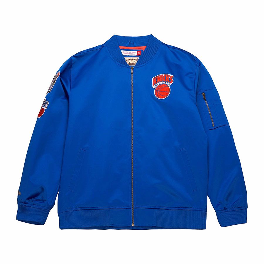 NBA オーランド・マジック ジャケット サテン ボンバージャケット  