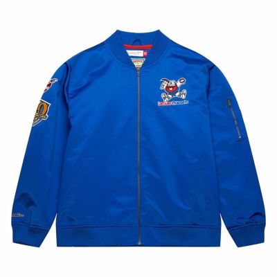 NBA ナゲッツ ジャケット サテン ボンバージャケット ライトウェイト ミッチェル＆ネス/Mitchell & Ness ロイヤル