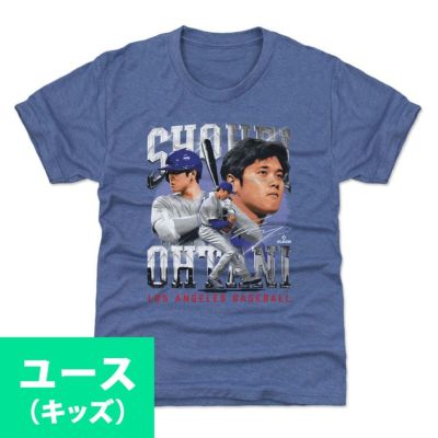 MLB 大谷翔平 ドジャース Tシャツ キッズサイズ ユース Vintage WHT 500Level ロイヤル