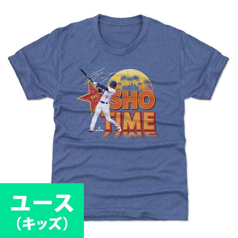 MLB 大谷翔平 ドジャース Tシャツ キッズサイズ ユース Sho Time Sign