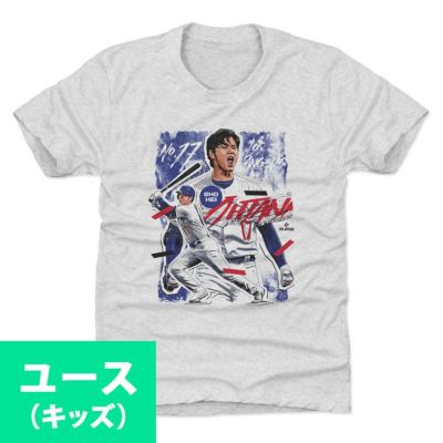 MLB 大谷翔平 ドジャース Tシャツ キッズサイズ ユース Collage 500Level アッシュ