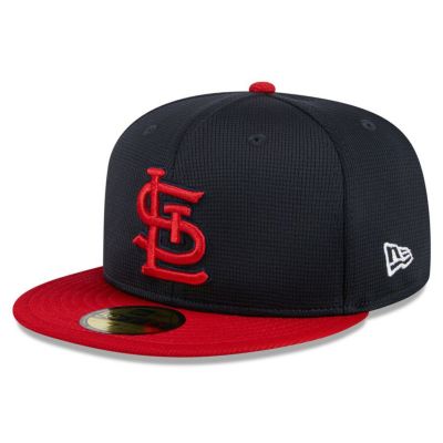 MLB カージナルス キャップ 2024 バッティングプラクティス 59FIFTY Batting Practice ニューエラ/New Era ネイビー【nejp】