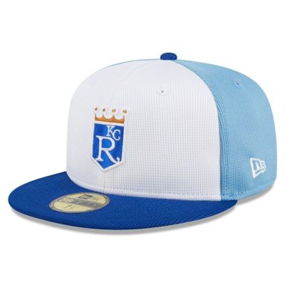 MLB ロイヤルズ キャップ 2024 バッティングプラクティス 59FIFTY Batting Practice ニューエラ/New Era ホワイト【nejp】
