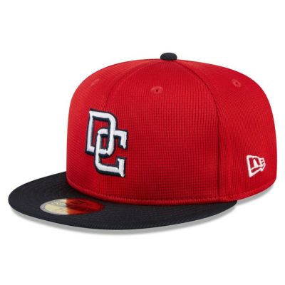 MLB ナショナルズ キャップ 2024 バッティングプラクティス 59FIFTY Batting Practice ニューエラ/New Era レッド【nejp】