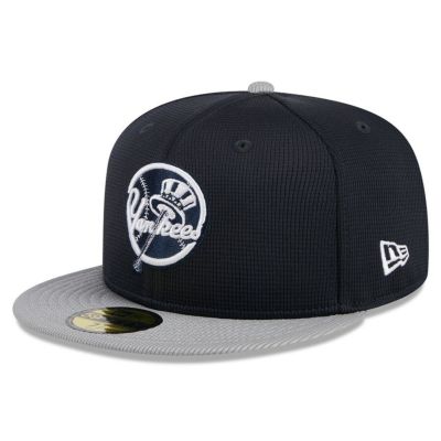 MLB ヤンキース キャップ 2024 バッティングプラクティス 59FIFTY Batting Practice ニューエラ/New Era ネイビー【nejp】