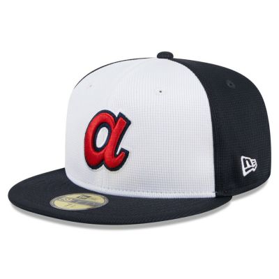 MLB ブレーブス キャップ 2024 バッティングプラクティス 59FIFTY Batting Practice ニューエラ/New Era ホワイト【nejp】