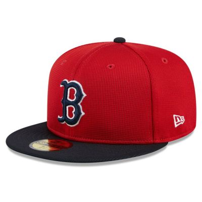 MLB レッドソックス キャップ 2024 バッティングプラクティス 59FIFTY Batting Practice ニューエラ/New Era レッド【nejp】
