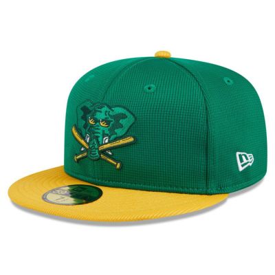 MLB アスレチックス キャップ 2024 バッティングプラクティス 59FIFTY Batting Practice ニューエラ/New Era ケリーグリーン【nejp】