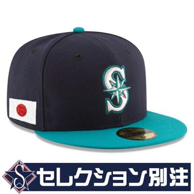 MLB マリナーズ キャップ 【セレクション別注】Japan Flag 日本国旗 59FIFTY Fitted Hat ニューエラ/New Era ネイビー【nejp】