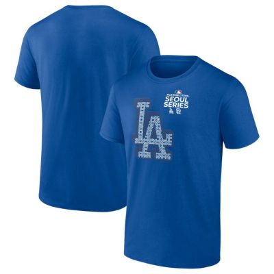 MLB ドジャース Tシャツ 2024 MLB World Tour ソウルシリーズ T-Shirt Fanatics Branded ロイヤル