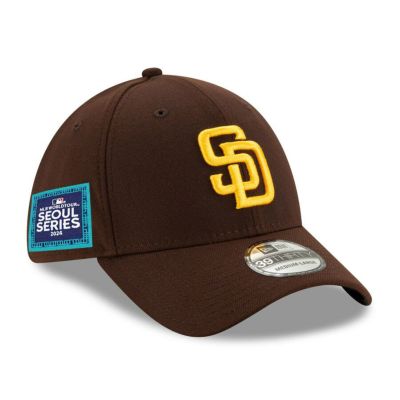 MLB パドレス キャップ 2024 MLB World Tour ソウルシリーズ 39THIRTY Flex Hat ニューエラ/New Era ブラウン