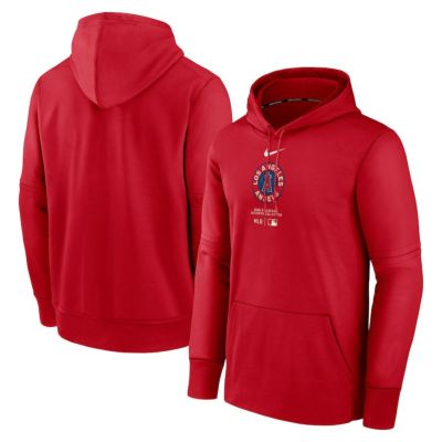 MLB エンゼルス パーカー 2024 選手着用モデル オーセンティックシティーコネクト Practice Hoodie ナイキ/Nike レッド