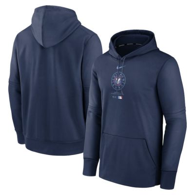 MLB カブス パーカー 2024 選手着用モデル オーセンティックシティーコネクト Practice Hoodie ナイキ/Nike ネイビー