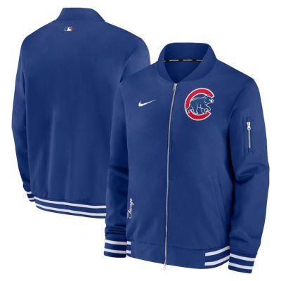 MLB カブス ジャケット 2024 選手着用モデル オーセンティック Full-Zip Bomber Jacket ナイキ/Nike ロイヤル