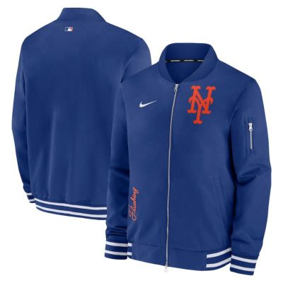 MLB メッツ ジャケット 2024 選手着用モデル オーセンティック Full-Zip Bomber Jacket ナイキ/Nike ロイヤル